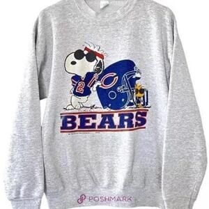 Chicago Bears Nfl Football Snopy Sweatshirt Retro Yvettecolon111